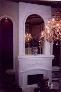 How to make Fireplaces a statement with a beautiful mirror above the mantel 