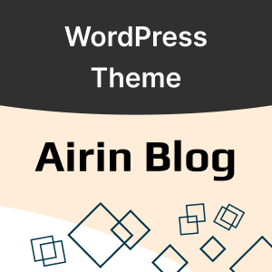 My site use Airin Blog