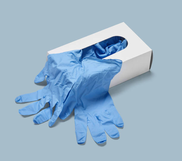 a box of powder free nitrile gloves review